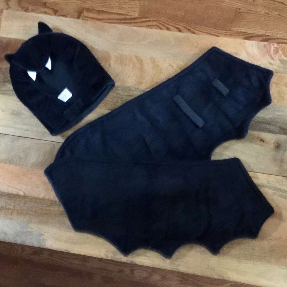 Kids Gymboree Halloween batwings and hat M/L 4-5